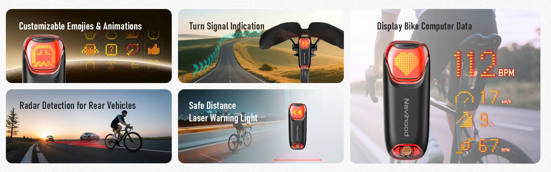 Navihood Rear Radar and Laser Light