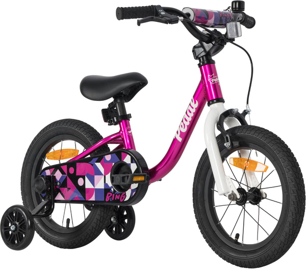 Pedal Bing 14" Pink White