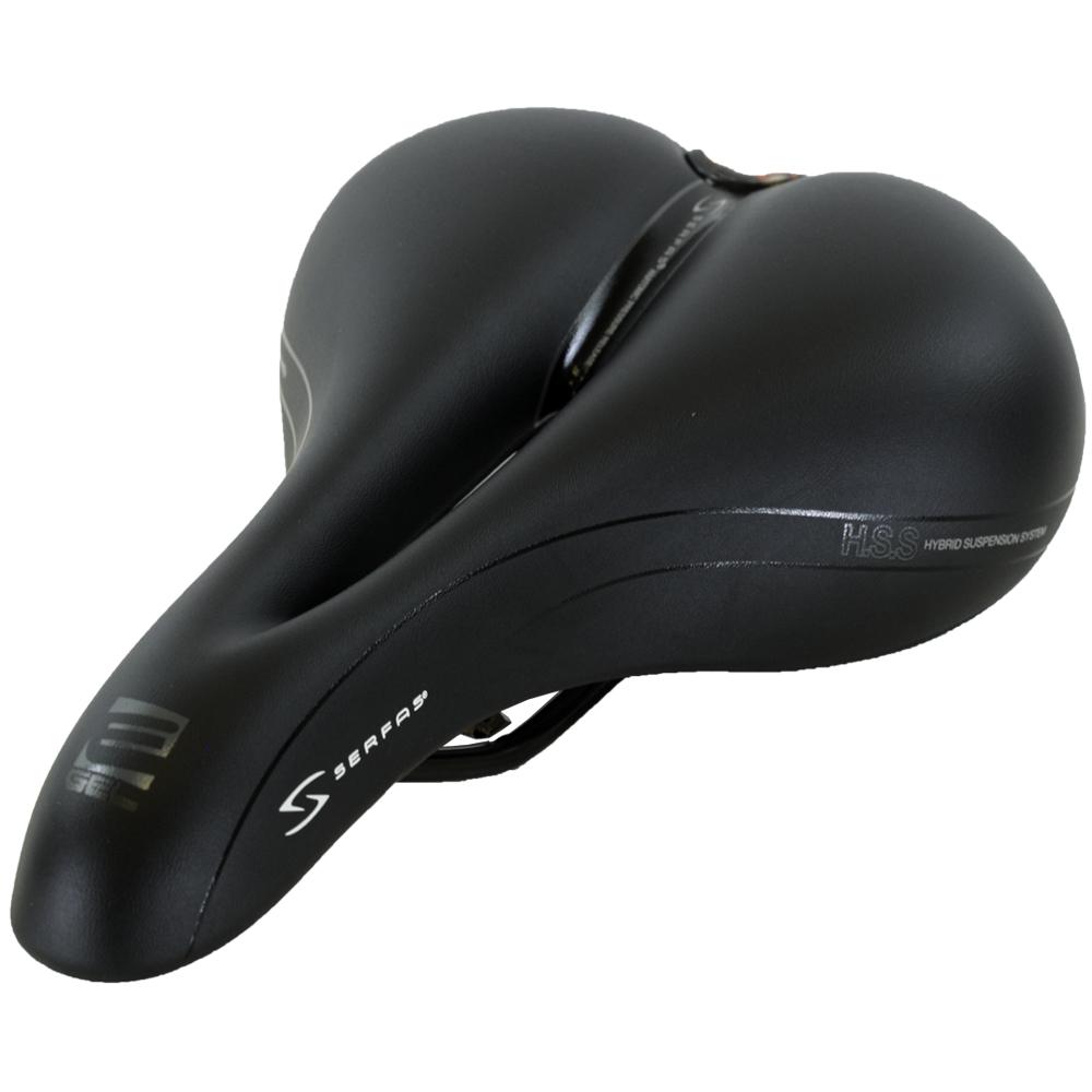 Serfas EG-DDMCT Saddle E-GEL Dual Density Mens Cut Out
