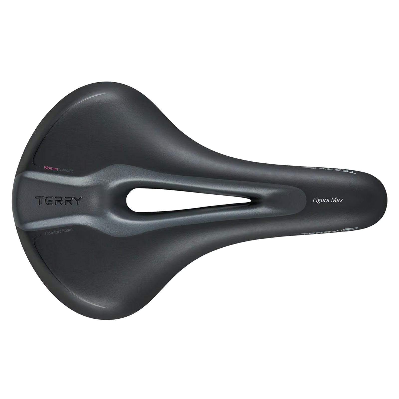 Terry Saddle Figura Max Womens Black Fitness