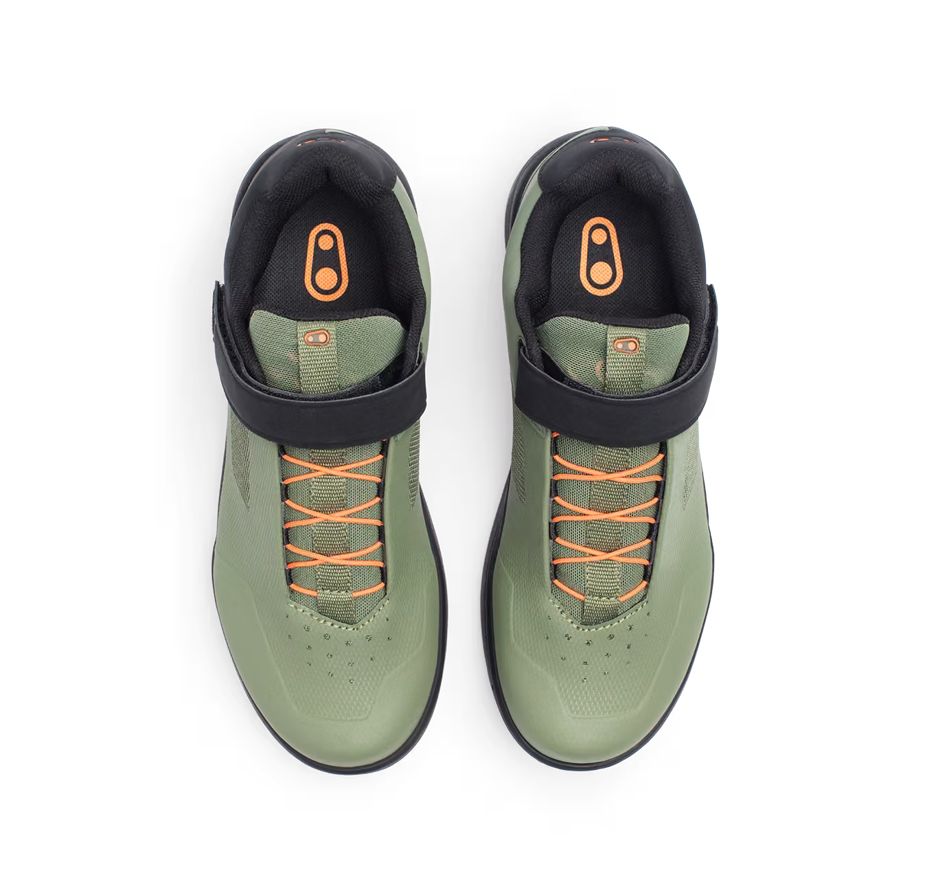 Crankbrothers Stamp Speedlace Green/Orange