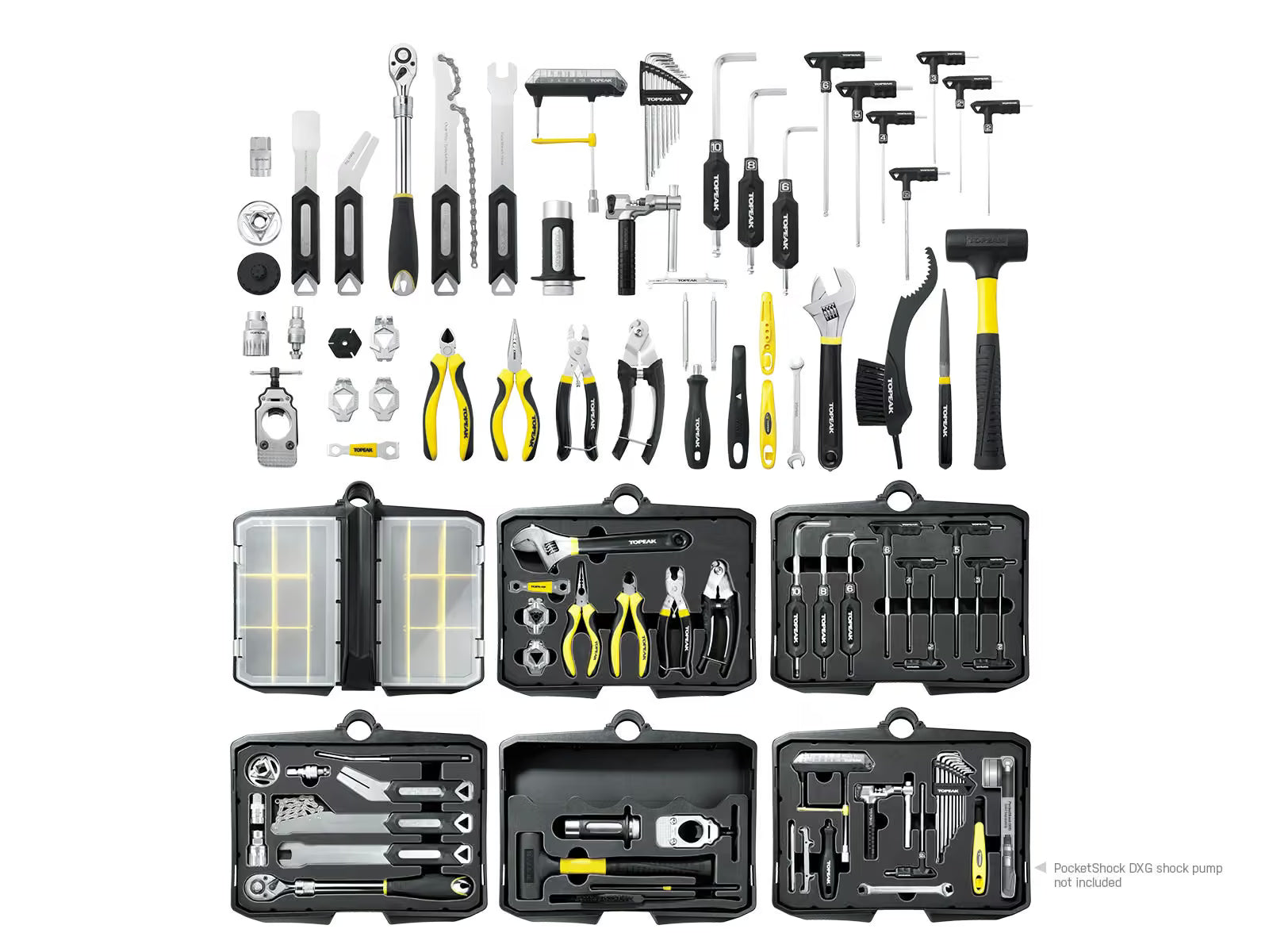 Topeak Toolbox Prepstation Pro 55 Tool Set
