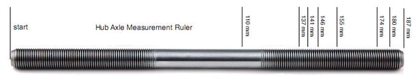 Wheels Manufacturing Tandem Solid Rear Axle 187mm