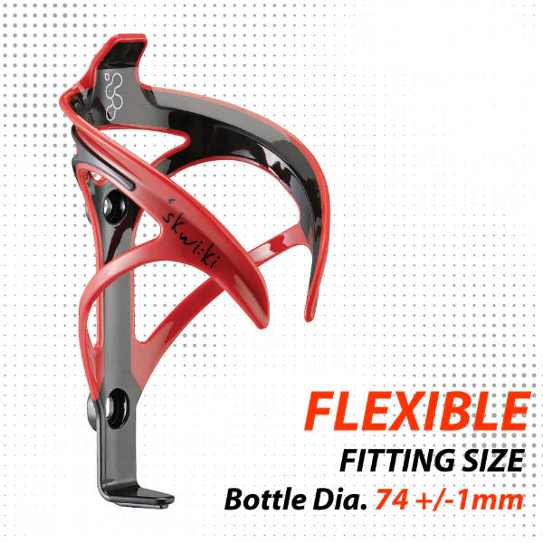 Skwi:ki Lightweight Nylon/Carbon Bottle Cage