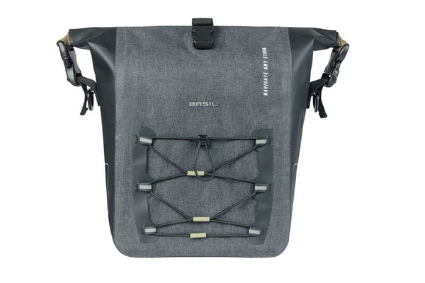 Basil - Navigator Storm Medium Waterproof Single Bag (MIK Studs)