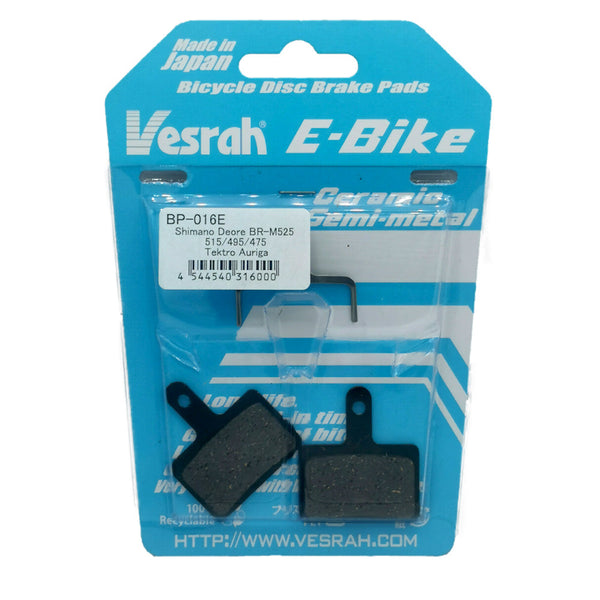 VESRAH Brake Pads - E-Bike BP-016E.
