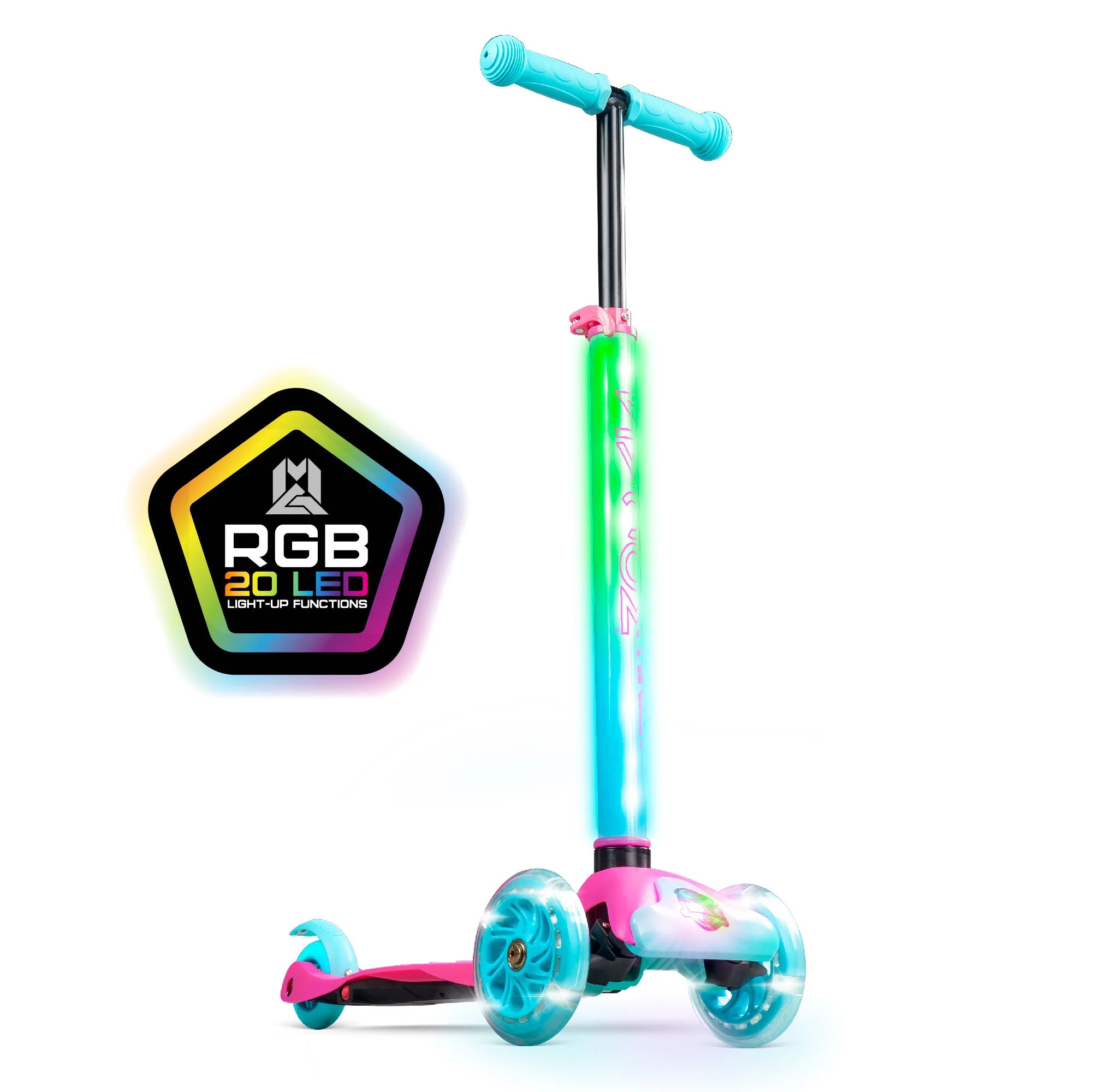 Zycom Zipper Lumen Scooter Pink / Teal