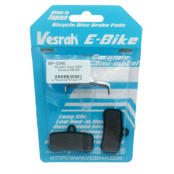 VESRAH Brake Pads - E-Bike BP-034E.