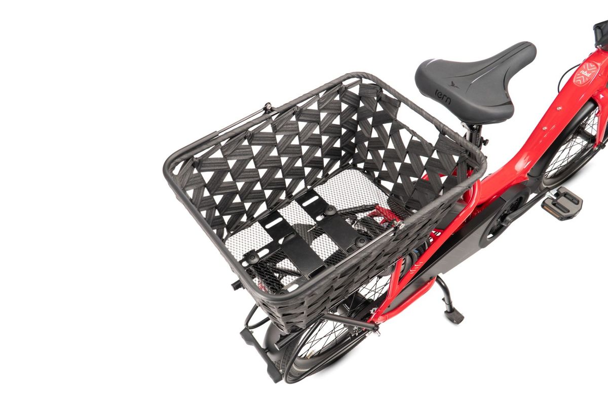 Tern Basket Market Brown Wicker-Look 23L w/Klickfi