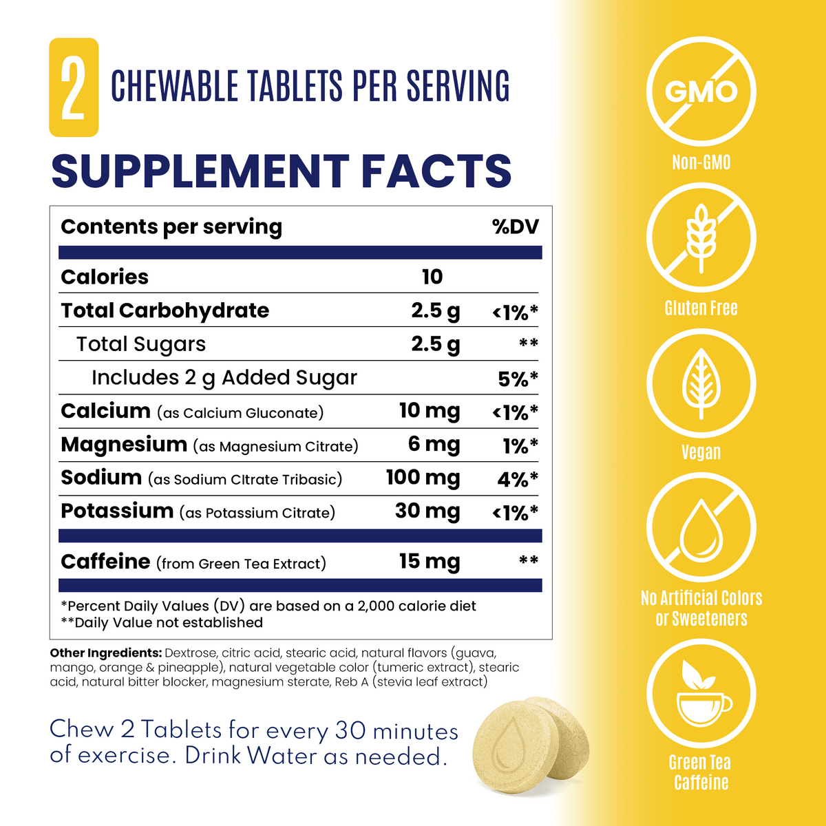 Saltstick Caffeine FastChews - Bottle