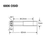 Enduro Headset Bearing 30.2 x 24 x 7 45° ID Only