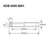 Enduro Headset Bearing 36.8 x 45.8 x 6.5 45x45°
