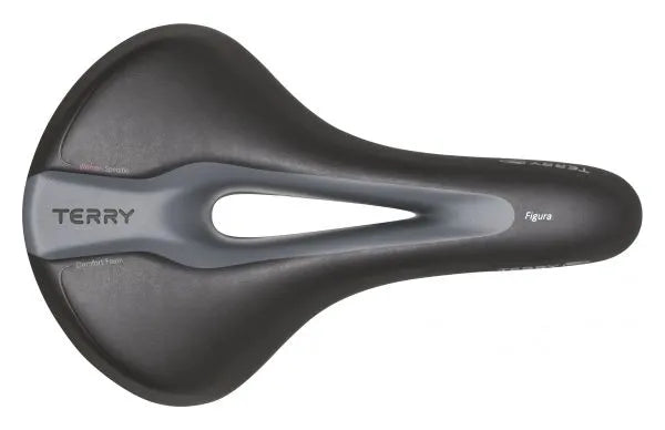 Terry Saddle Figura Womens Black Fitness