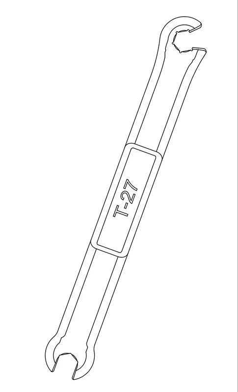 Fulcrum Tool T-27 Spoke wrench