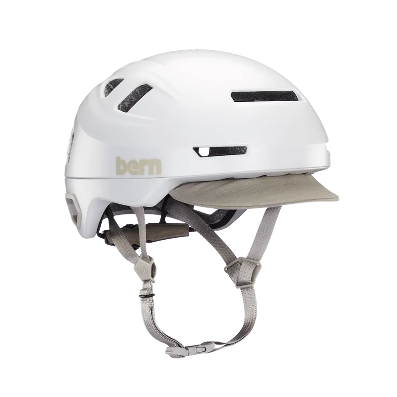 Bern Helmet Hudson MIPS Satin White