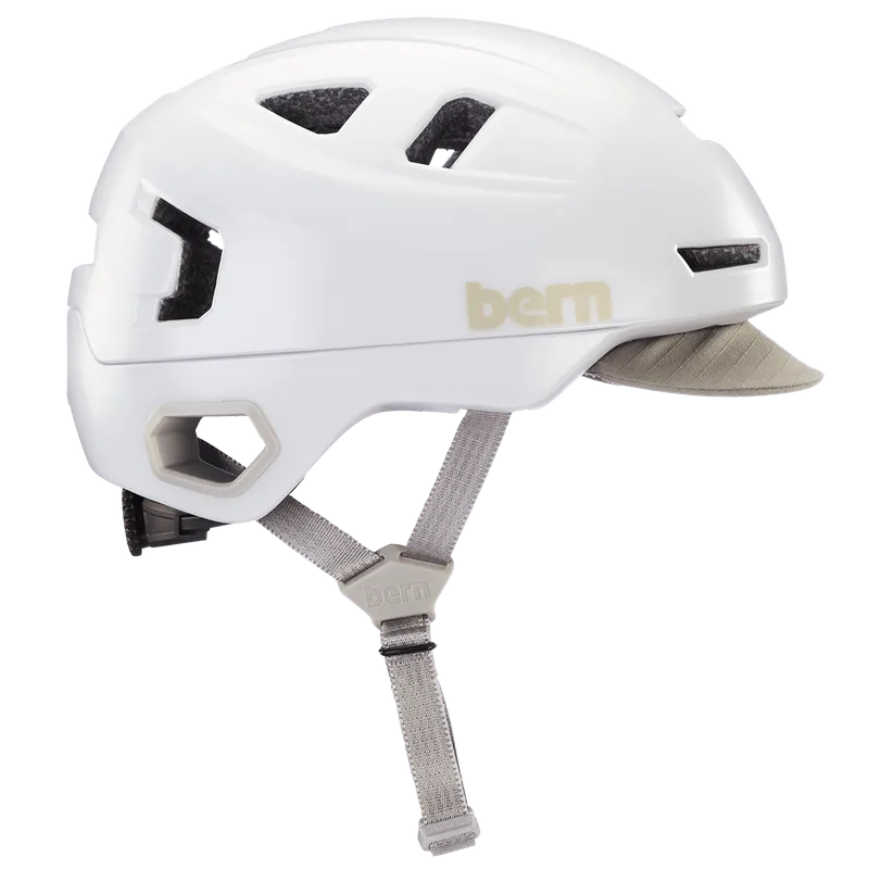 Bern Helmet Hudson MIPS Satin White