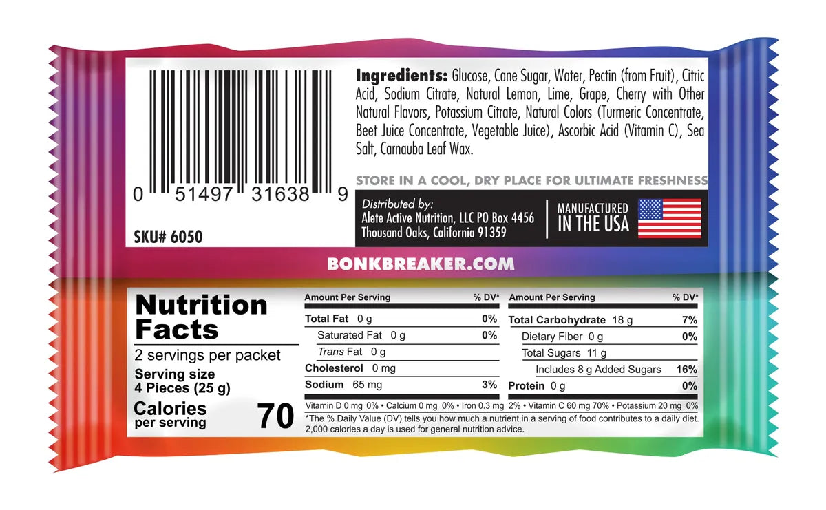 Bonk Breaker Strawberry Energy Chews