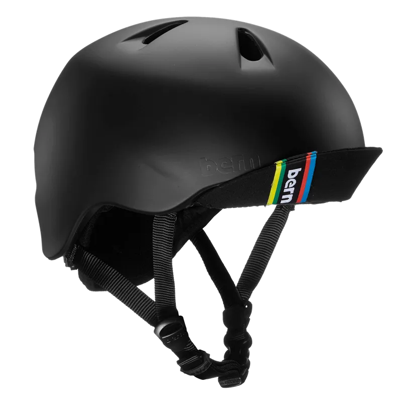 Bern Nino Matte Black w/ Flip Visor
