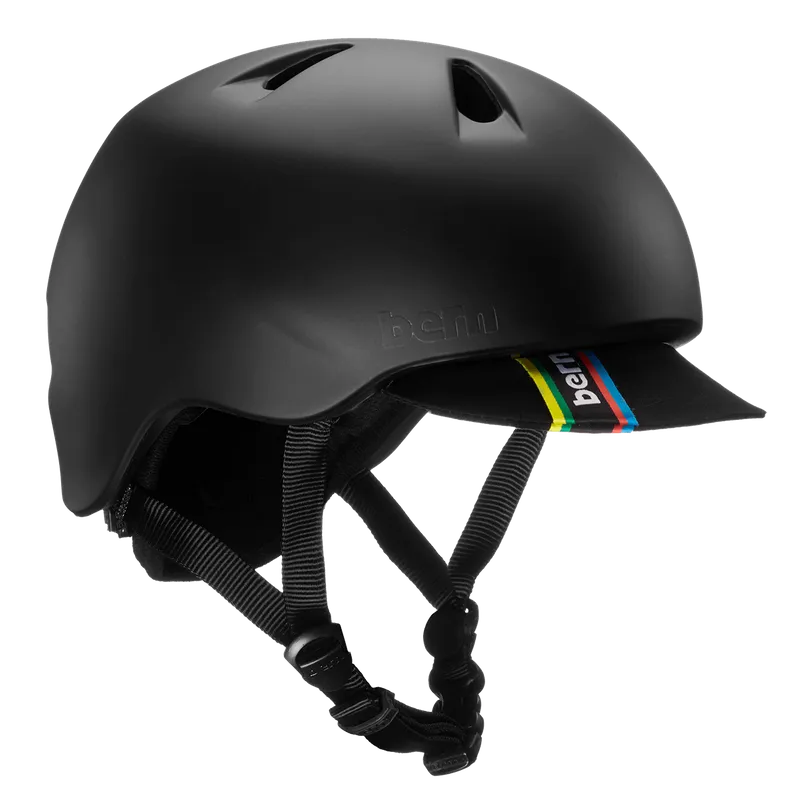 Bern Nino Matte Black w/ Flip Visor