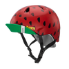 Bern Nina Satin Red Strawberry w/ Flip Visor