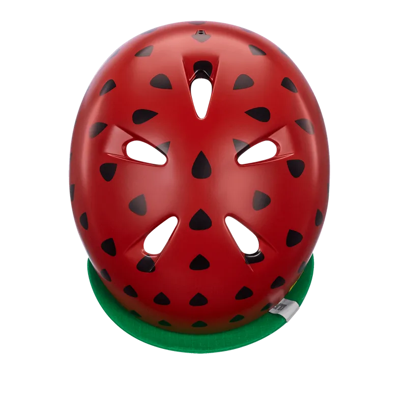 Bern Nina Satin Red Strawberry w/ Flip Visor