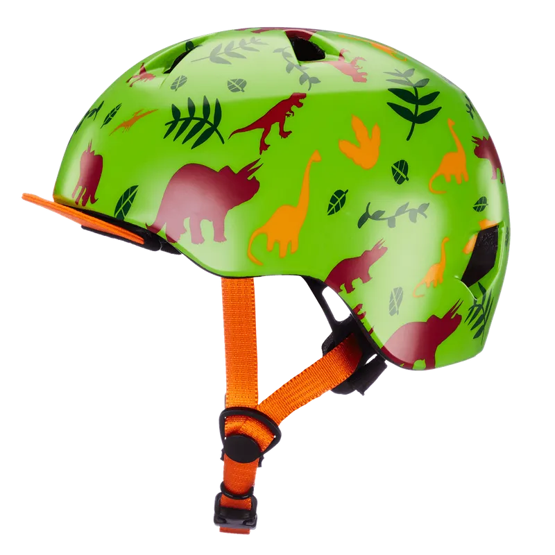 Bern Helmet Tigre Satin Green Dino