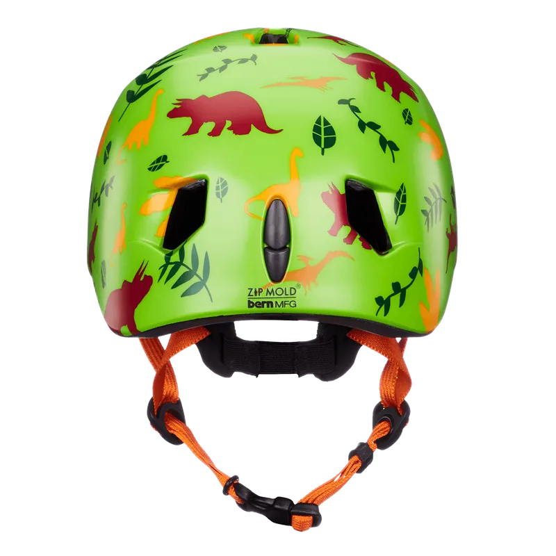 Bern Helmet Tigre Satin Green Dino