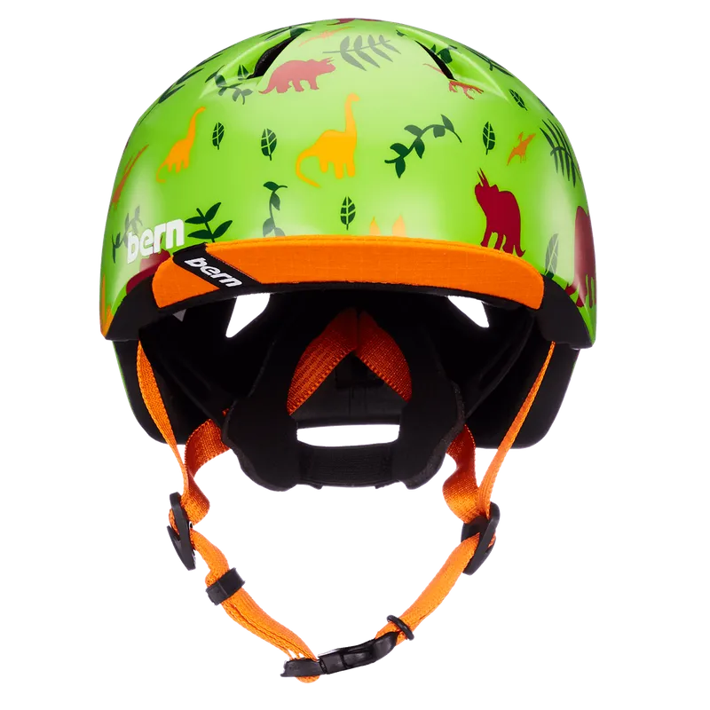 Bern Helmet Tigre Satin Green Dino