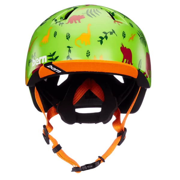 Bern Helmet Tigre Satin Green Dino