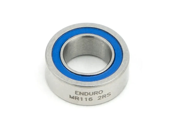 Enduro Radial Bearing ABEC3 MR 116 2RS 6 x 11 x 4 mm