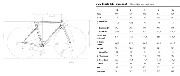 Look 795 Blade 2 RS Disc Frameset