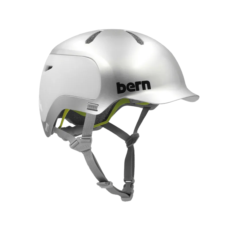 Bern Watts 2.0 MIPS Metallic Silver Tonal