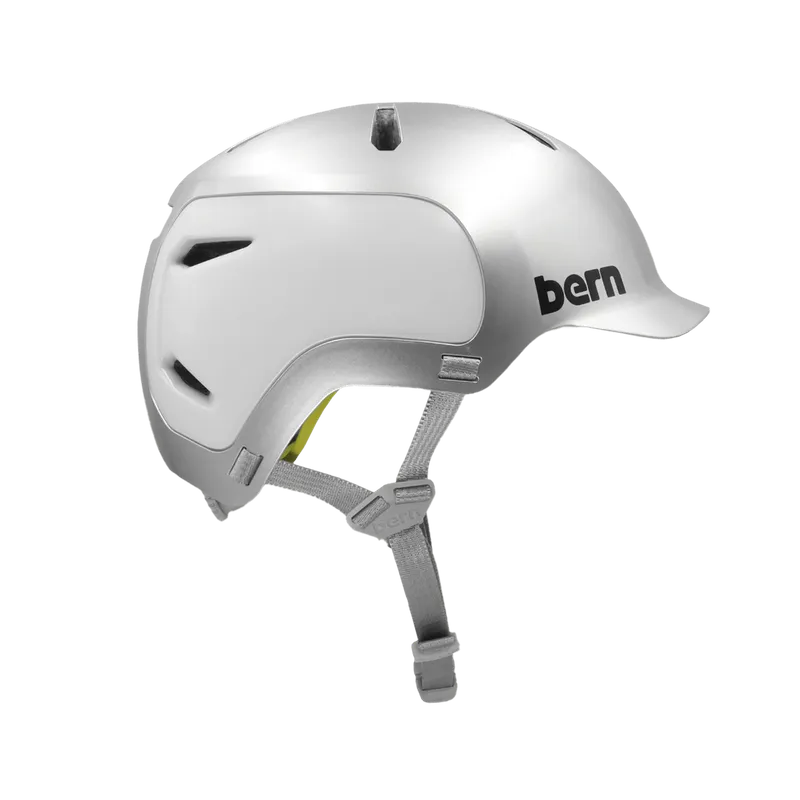 Bern Watts 2.0 MIPS Metallic Silver Tonal