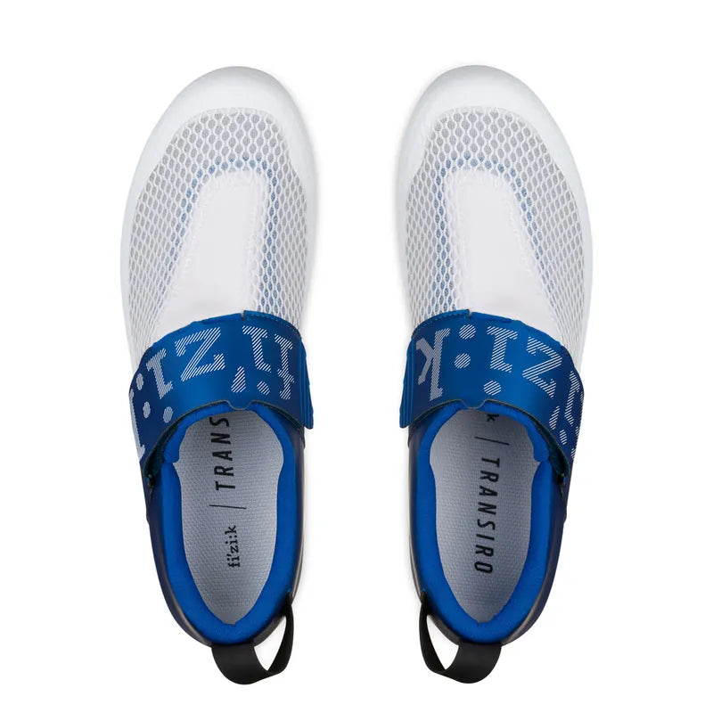 Fizik Transiro Hydra Triathlon Shoes White-Metallic/Blue