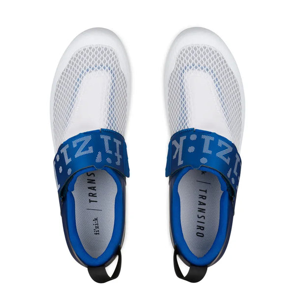 Fizik Transiro Hydra Triathlon Shoes White-Metallic/Blue