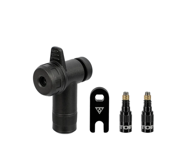 Topeak Valve Turboflow Valve Combo with Rapidhead