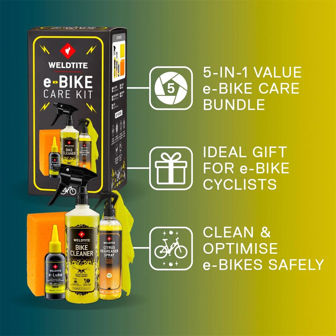 Weldtite e-Bike Care Kit