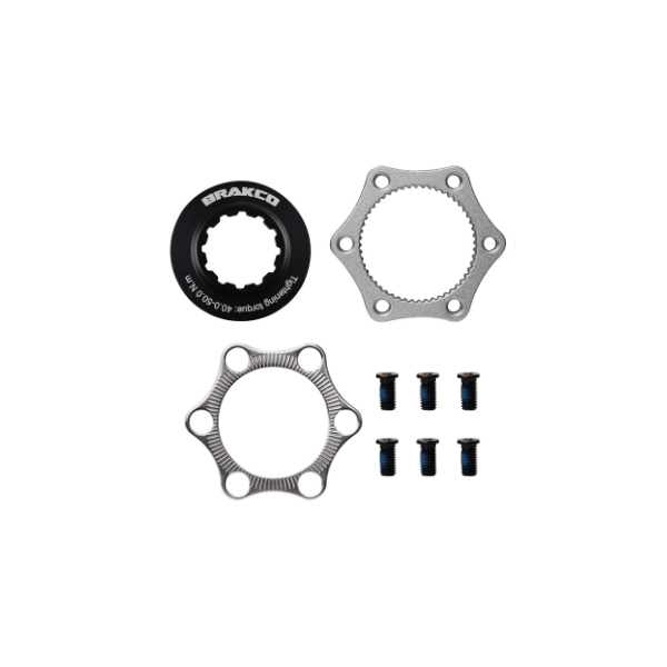 Brakco 6 Bolt to Centre Lock Adapter
