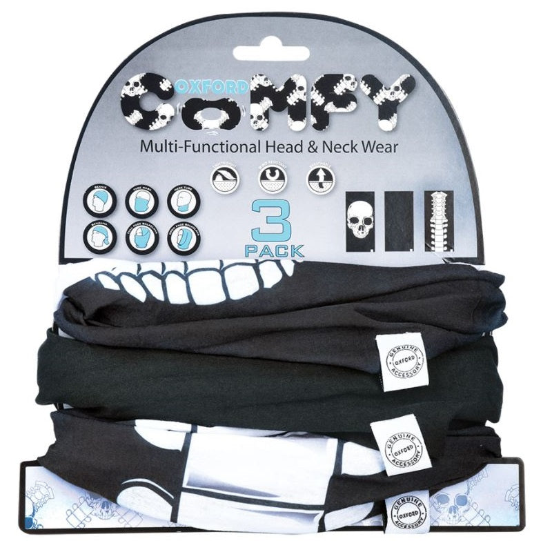 Oxford Comfy Skulls 3/Pack