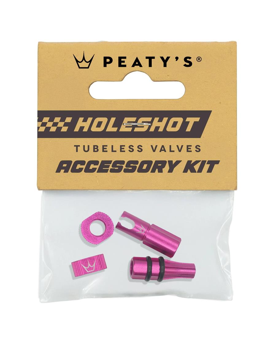 Peatys Holeshot Fast Flow Tubeless Valves Accessory Kit