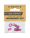 Peatys Holeshot Fast Flow Tubeless Valves Accessory Kit