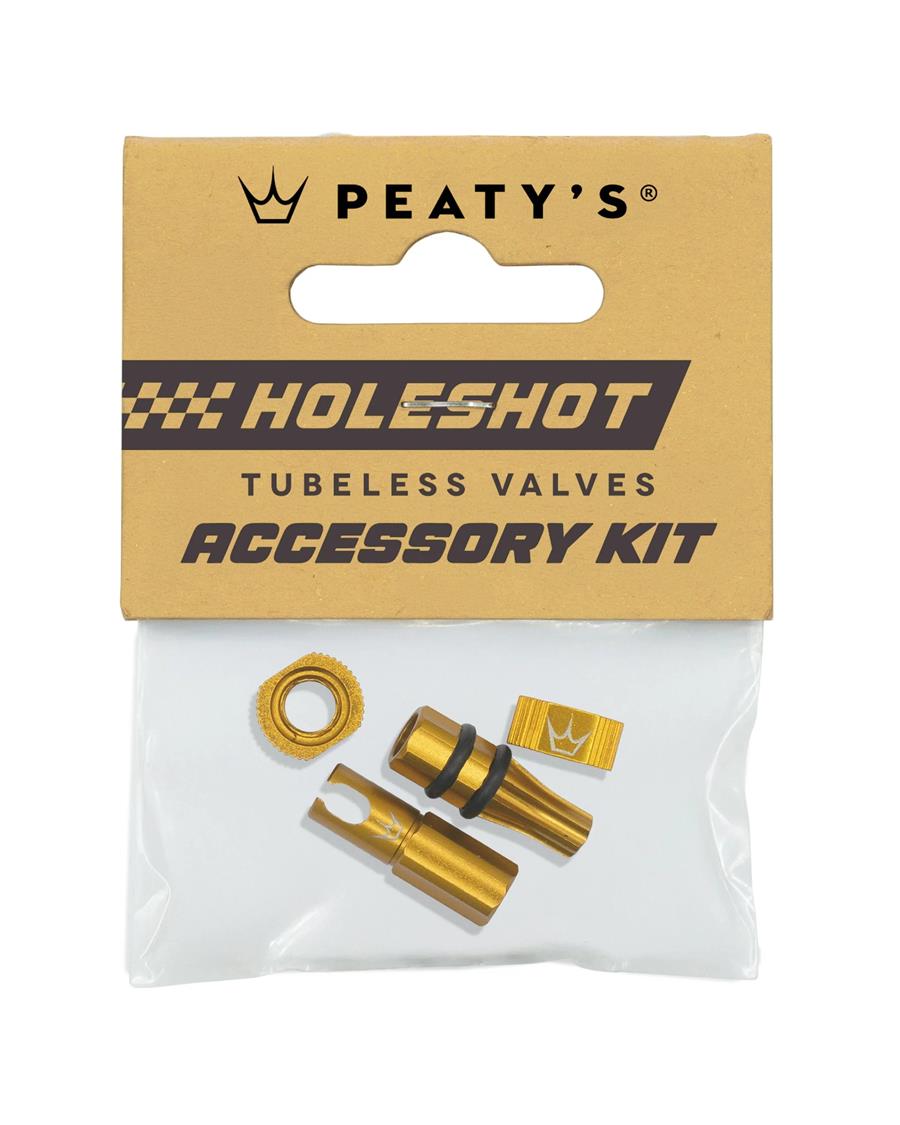 Peatys Holeshot Fast Flow Tubeless Valves Accessory Kit
