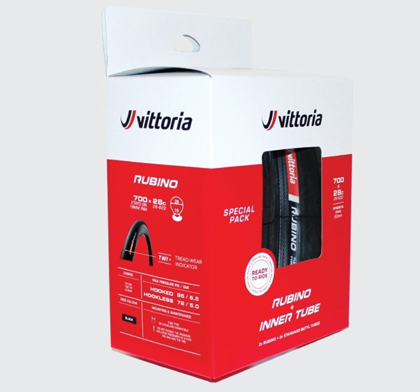 Vittoria Rubino Twin Pack with FREE tubes