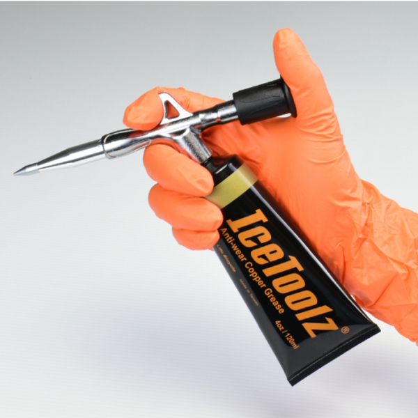 IceToolz Anti-wear Copper Grease and Grease Gun, Combo Set, #C278