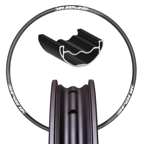 SPANK 369 Boost Rear Wheel, 32H, 29", 12x148mm, Black, E-Plus Steel Microspline