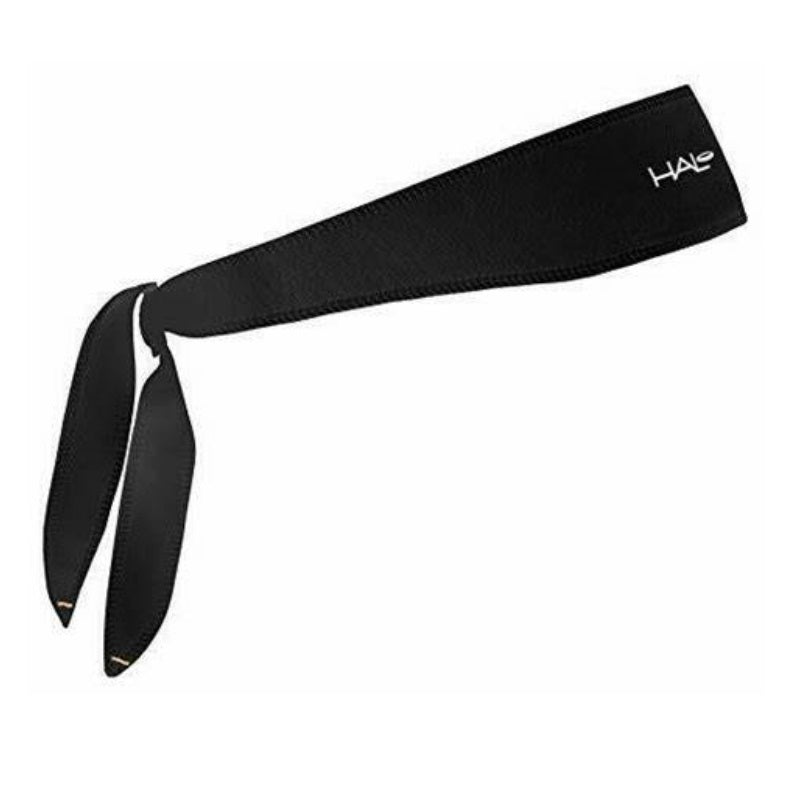 Halo I Headband Tie Black