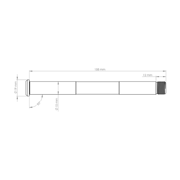 Burgtec Rockshox Front Fork Axles Boost
