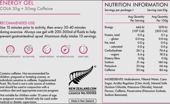PeakFuel Energy Gel