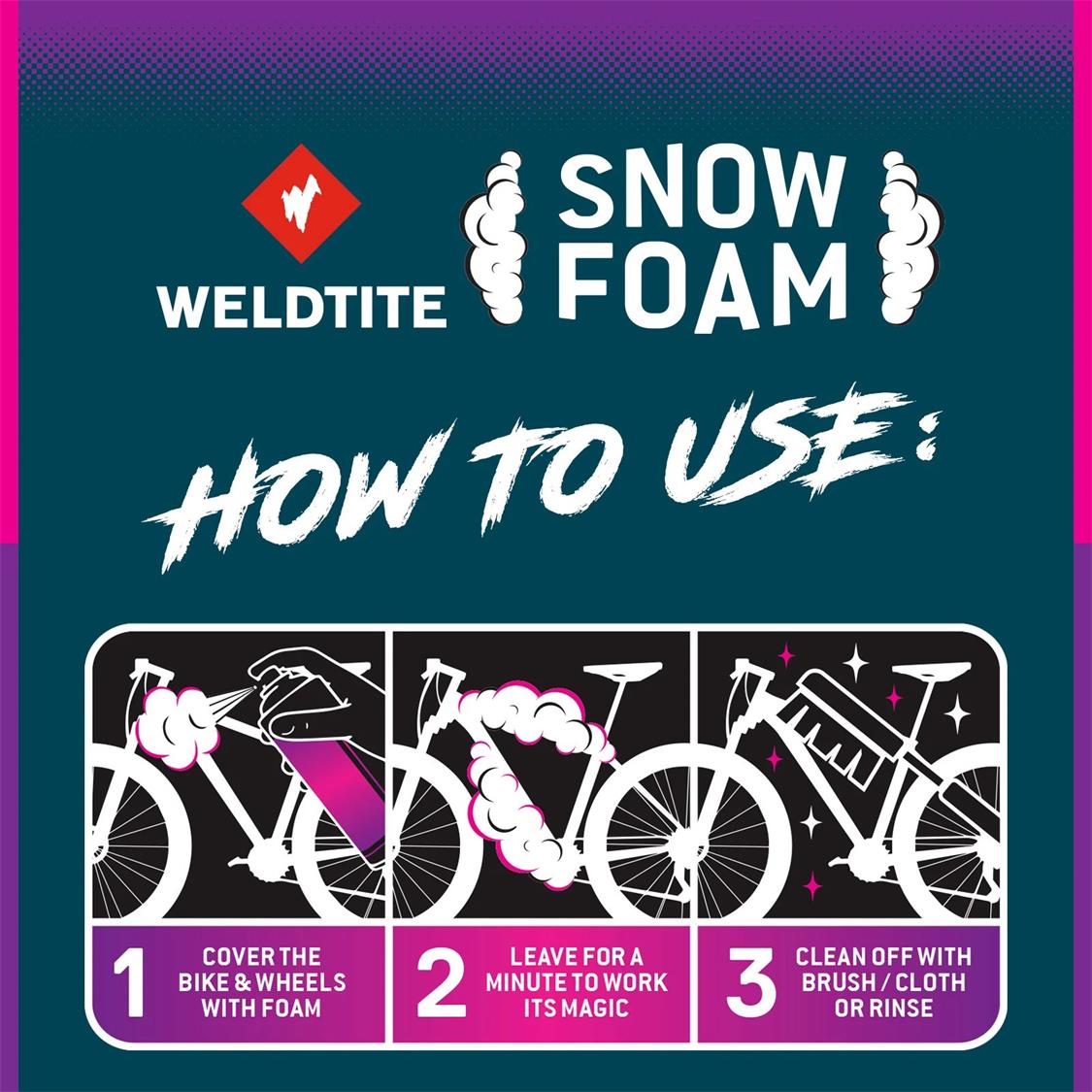 Weldtite Snow Foam Bike Cleaner 500ml