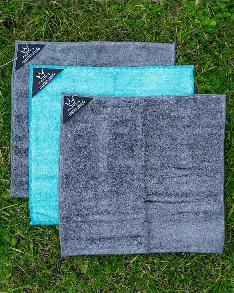Peaty's Bamboo Bicycle Cleaning Cloths 3x Pack